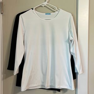 Set of J.McLaughlin 3/4 length shirts